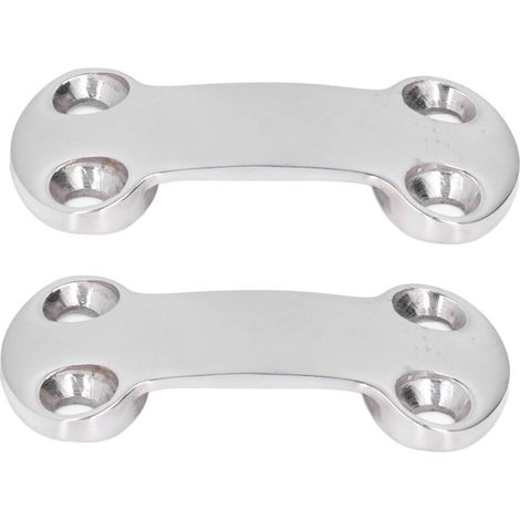 2 boucles de pression pour sangles en acier inoxydable 316