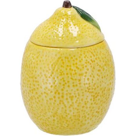 Barattolo da Cucina in Ceramica con Coperchio Lemon 11 x 13,5 cm (1/3)
