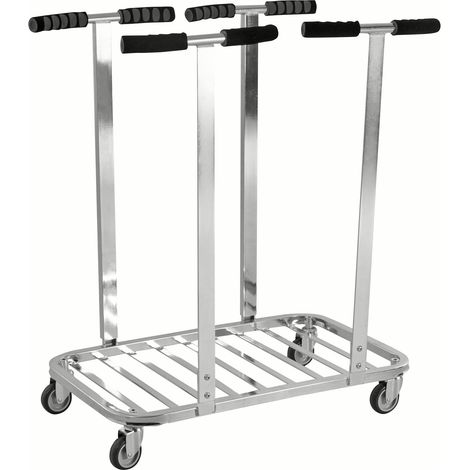Carrello porta sacco con ruote e piedi d’appoggio Kongamek KM3026