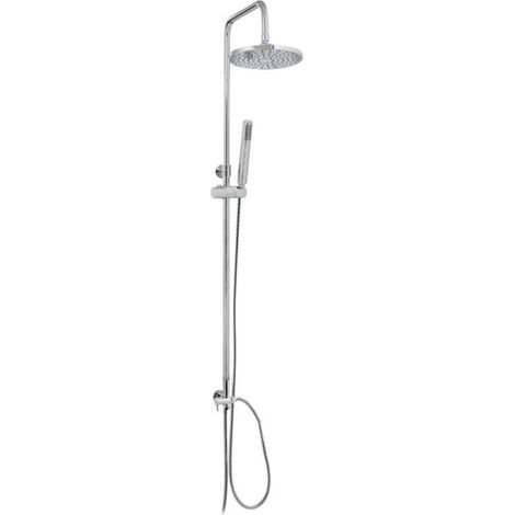 Asta Saliscendi con soffione e Doccetta ModelloElegant In Acciaio Cromato