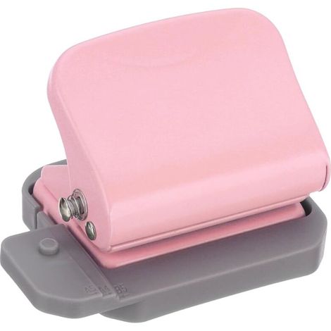 Perforadora de papel de 6 agujeros, perforadora de metal, capacidad para perforar 5 hojas, perforadora de hojas sueltas, material de oficina. (1/5)