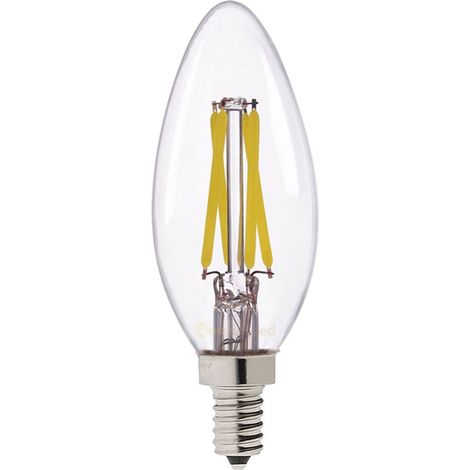 Lampadine LED E14 4W 4000K altissima qualità Candela Sfera Oliva  Vintage  STI (1/2)