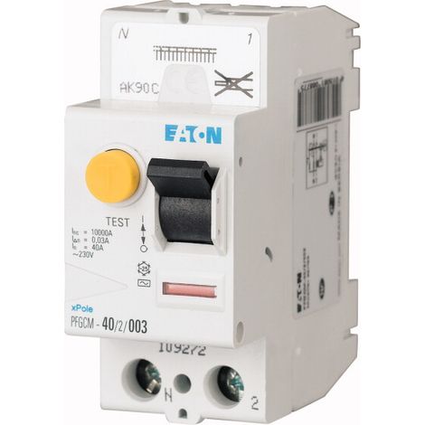 Inter diff 2x25A 30mA type AC 000109271 EATON PFGCM-25/2/003