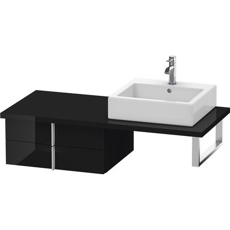 Mobile console basso VERO 518x600x285mm nero lucido