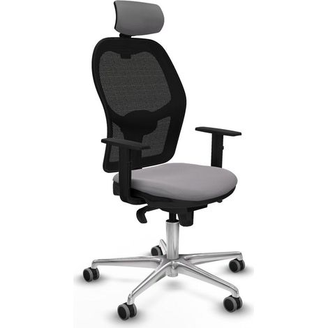 Piqueras y Crespo Jorquera chaise bureau gris ergonomique