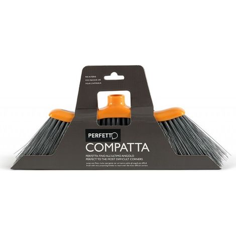 Perfetto Compatta Scopa per Interni, Plastica, Zucca o Ghiaccio, 37 x 4 x 12 cm (1/2)