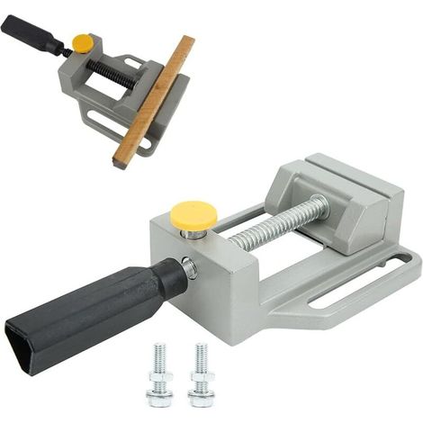 Mini-Schnellspann-Flachschraubstock aus Aluminiumlegierung für Schnitz- und Graviertische, Heimwerkerwerkzeuge, Tischbohrmaschinen, Schraubstöcke und andere Gartengeräte (1/4)