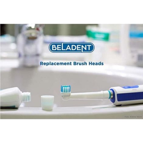 Brossettes de rechange - - Compatible Oral-B - 12 pcs - Poils arrondis en nylon - Nettoyage professionnel (1/3)
