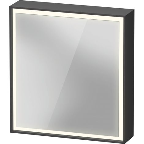 Duravit L-Cube Spiegelschrank mit LED-Beleuchtung, eine Tür,
