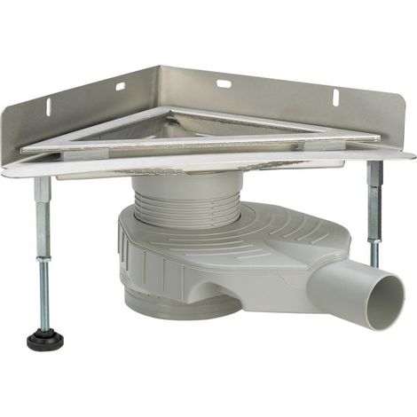 Viega corps de drain d&39angle Advantix 592.363 droite, DN 40/50, acier inoxydable, Rahmen mat 4972,80