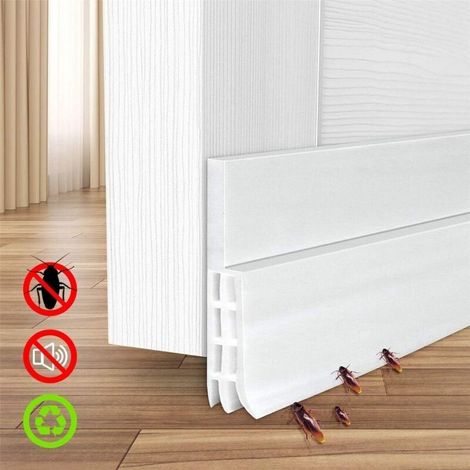 100 cm flexible Silikon-Türdichtung – Schall- und Wärmedämmung – Hält Kälte, Staub und Insekten fern – Geeignet für Holz, Metall und Glas (1/4)