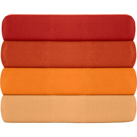 Ranforce King Fitted Sheet (ES) 100% Algodón RANFORCE Naranja (1/4)