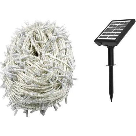 Guirlande Lumineuse - Solaire - 7 M - 50 LED Bicolore - Extérieur - 1 Pièce
