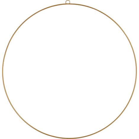 TG57549 ANELLO DECORATIVO, BASE DECORATIVA PER DECORAZIONI A GHIRLANDA, 40 CM IN METALLO
