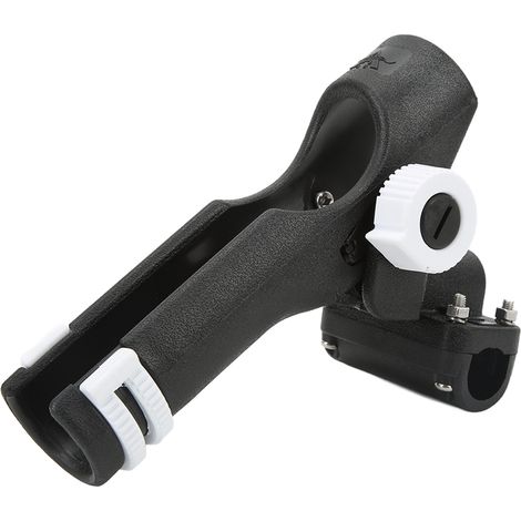Support de canne à pêche réglable à 90° avec douille de 45 mm et pince de fixation de 25 mm (1 pouce). (1/5)