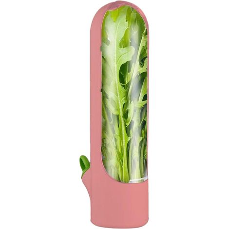 Soporte para hierbas aromáticas para el refrigerador，verde，rosa (1/5)