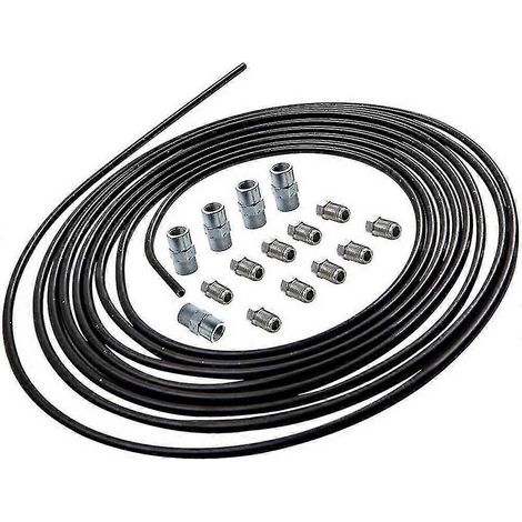 Tuyau de frein en acier de 4,75 mm de diamètre, 5 m, 10 raccords à vis et 5 connecteurs - Édition Yuyu 0724 (1/5)