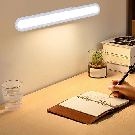 Nachttischlampe fürs Schlafzimmer, dreifarbiger, berührungsempfindlicher Lichtstreifen mit einstellbarer Helligkeit, Arbeitsleuchte am Bett (1/5)