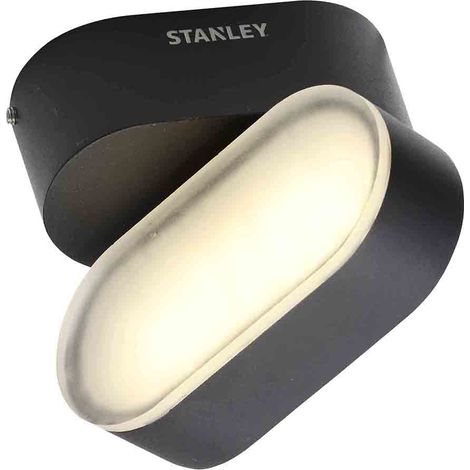 Stanley Medway Wall Light Outdoor IP54 Rated Fitting With Swivel Head - Black (1/5)