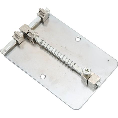 BES-001A Leiterplattenhalter aus Edelstahl, Wartungsklemme für Motherboards, 3 verstellbare Düsen, Elektronikreparatur-Schraubstock. (1/5)