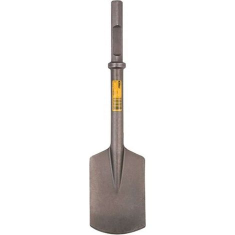 Dewalt – Burin plat hexagonal 28 mm – Longueur 584 mm – Acier trempé pour béton armé – Usage professionnel