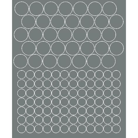 Pegatinas para casco de bicicleta con lunares, pegatinas para ruedas, 119 unidades, gris mate.