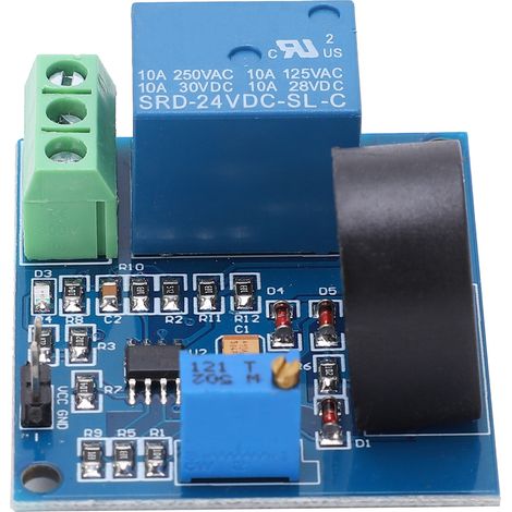 Module de détection de surintensité, détection de courant alternatif, relais 24 V, 5 A, 20 Hz 400 Hz (1/5)