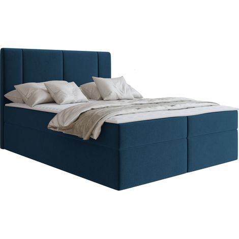 Cama continental Zanesville 101, Manila 26, Continental, Doble, 180x200, Tapiz, Somieres, 182x209x115cm