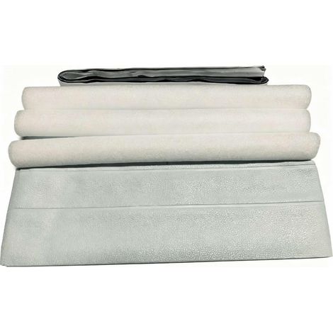 2 x Door Bottom Insulation 96 cm White (1/3)