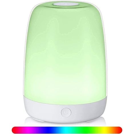 Lampe de chevet à DEL à intensité variable - 3 modes d'éclairage - Capteur tactile - Blanc chaud (1/5)