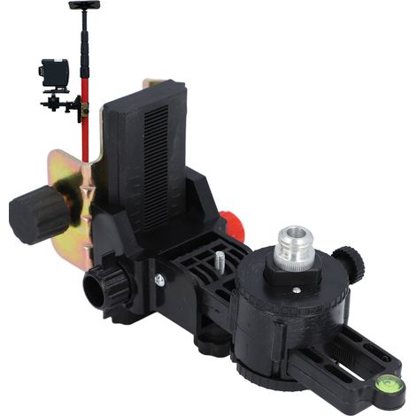 Soporte nivelador Ej.Life, soporte sólido en forma de L, montaje en pared multifuncional, adaptador de nivel láser rotación de 360 grados (1/5)