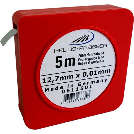 Helios-Preisser Spessimetro 0,01 mm Acciaio al Carbonio