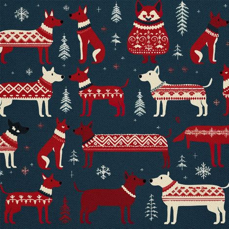 Tela decorativa para exteriores Oxford - Motivo navideño  DX1877 (1/5)