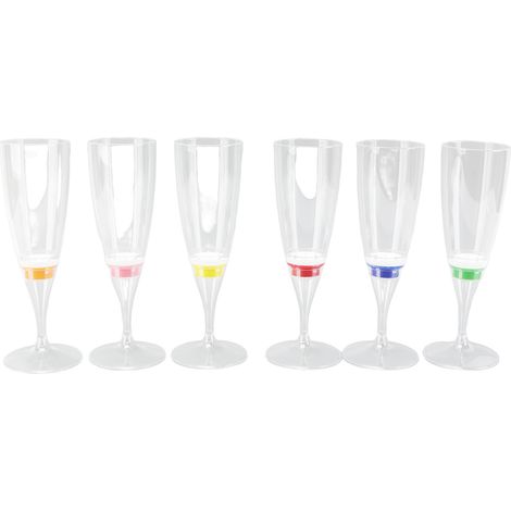 Ensemble de 6 verres à cocktail lumineux LED innovants, verres à champagne et verres à vin KTV PS (1/5)
