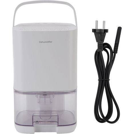 Déshumidificateur intelligent pour la maison 36W 1L PP filtre PET Ultra silencieux arrêt automatique avec 7 couleurs pièce lumineuse blanc prise ue (1/5)