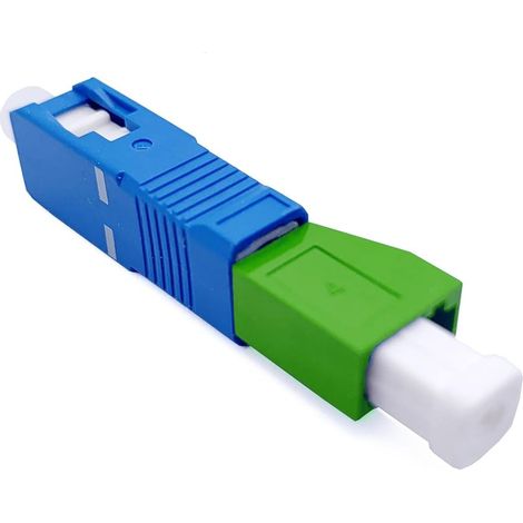 Elfcam – Adaptateur optique LC/APC femelle vers SC/UPC mâle – Monomode Simplex 9/125 µm – Faible perte d’insertion ≤ 0,2 dB – Pour FTTH et OTN