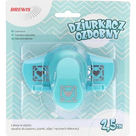Dekorativer Randstanzer – Herz 2,5 cm