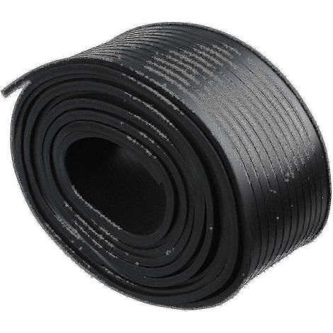 Joint d'étanchéité en caoutchouc de 5 mètres pour bas de porte de garage, extrémité en T, anti-collision et absorption des chocs, compatible avec les portes de 40,6 cm de large (f26). (1/5)