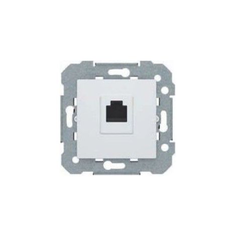 Prise téléphonique RJ45 blanche BJC Viva 23586