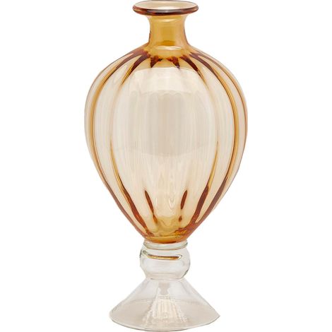 Vaso anfora elegante con base per fiori decorazione arredo ambiente interno -Vaso Collo Lungo H41 / Grigio (1/5)