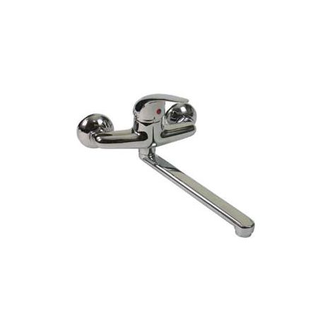MISCELATORE LAVELLO A PARETE START H25 CROLLA - OTTONE CROMATO - 1 pezzo
