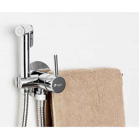 Toallero Cromo para Kit de Bidet