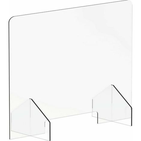 [NEUWERTIG] Hjh Office Thekenaufsatz Cleanup Iii 90 X 65 Cm Acryl Trennwand Hygieneschutz