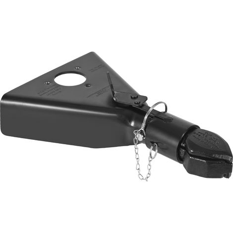 Mophorn A-Frame Trailer Coupler, 7000 lbs Towing Capacity, Fits 2-Inch Hitch Ball, Heavy-Duty Steel Coupler for Towing Pickup Trucks, SUVs, Campers, Station Wagons, Black Coated Surface (1/5)