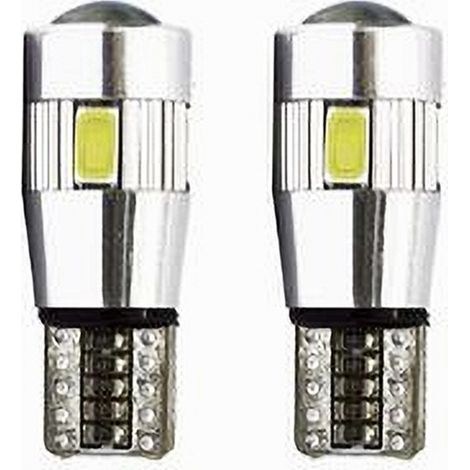 TRADE SHOP - Lampadine Di Posizione T10 Maxtech T-105630 12v 6led Canbus Lampadine Ultra Luminose - (1/2)
