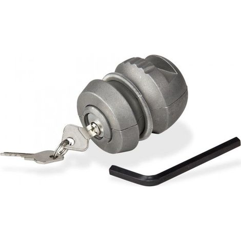Boule antivol pour tête d'attelage de remorque