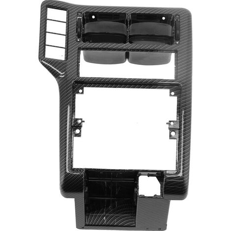 Griglia di ventilazione per climatizzatore del cruscotto, rivestimento della console centrale 6N1858071A, stile fibra di carbonio per SEAT Ibiza II 2 (1/5)