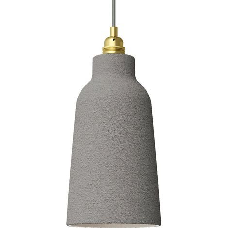 creative cables - Paralume Bottiglia in ceramica, collezione Materia - Made in Italy