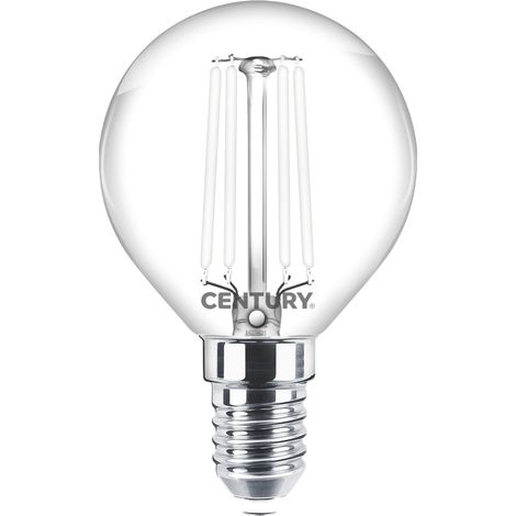 Century LAMPADA A FILAMENTO LED INCANTO WHITE SFERA E14 Luce calda 4,5 W - 470 lumen 10.00 pz