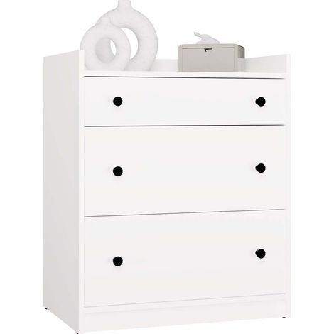 Commode, blanche, 70 x 84 x 46 cm (1/5)
